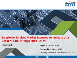 Salesforce Services Market CAGR to Grow at ~14.0% During 2019 - 2029