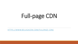 How Does Full Page Caching Work?