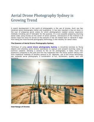 Aerial Drone Photography in Sydney by Raygun