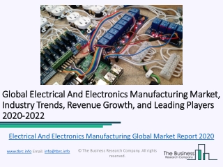Electrical And Electronics Manufacturing Global Market Report 2022