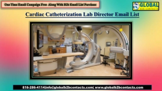 Cardiac Catheterization Lab Director Email List