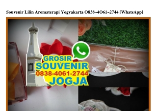 Souvenir Lilin Aromaterapi Yogyakarta 0838 4061 2744[wa]