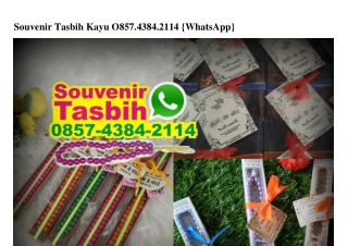 Souvenir Tasbih Kayu 0857·4384·2114[wa]