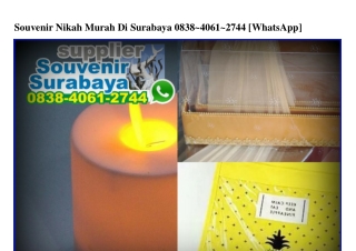 Souvenir Nikah Murah Di Surabaya O838~4O61~2744[wa]