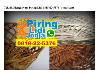 Teknik Menganyam Piring Lidi Ô818_22_5376[wa]