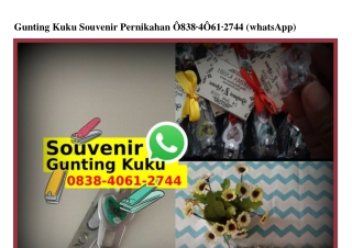 Gunting Kuku Souvenir Pernikahan 0838 406I 2744[wa]