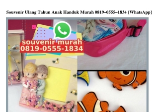 Souvenir Ulang Tahun Anak Handuk Murah 0819_0555_1834[wa]