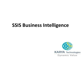 SSIS Business Intelligence