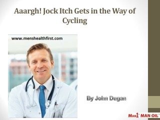 Aaargh! Jock Itch Gets in the Way of Cycling