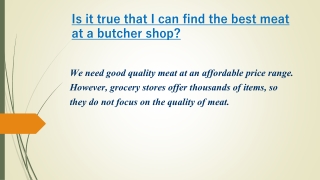 butcher shop in surrey