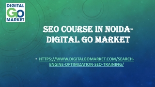 SEO Course in Noida-Digital Go Market