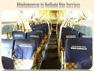 Bhubaneswar to Kolkata Bus Services