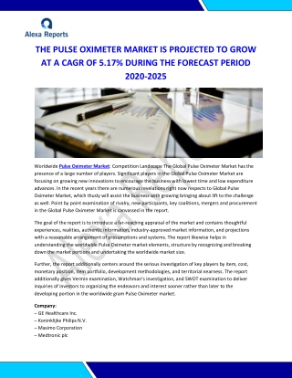 What are the influencing factors for the growth of the global Pulse Oximeter market?