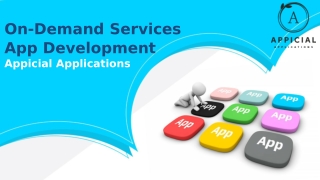 On-Demand Services App Development