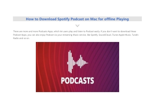 How to Download music from Spotify on your Mac?