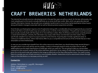 Craft Breweries Netherlands