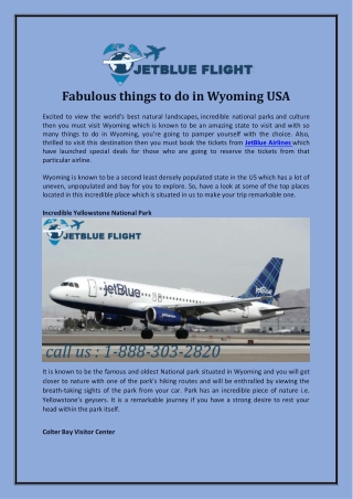 Fabulous things to do in Wyoming USA