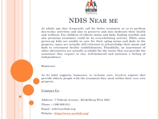 NDIS Near me