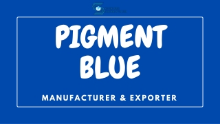 Pigment Blue | Best Prices In India