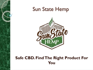 CBD for Sale | Cheap CBD Products | Sun State Hemp