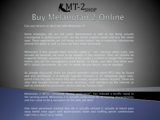Buy Melanotan 2 Online UK