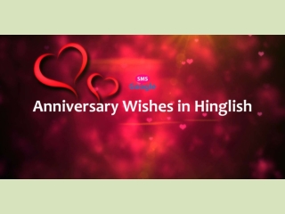 Anniversary Wishes in Hinglish