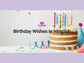 Birthday Wishes in Hinglish