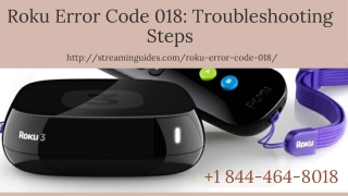 Get Instant Experst Help to Fix Roku Error Code 018 –Call Now