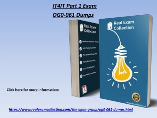 2020 Download Updated The Open Group OG0-061 Dumps