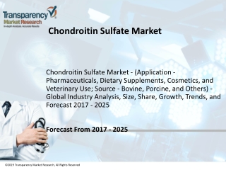 Chondroitin Sulfate Market: Current Trends & Opportunities by 2025