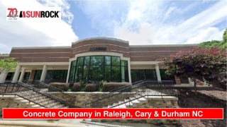 Carolina Sunrock Concrete Company in Raleigh, Cary & Durham NC