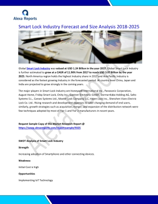 Smart Lock Industry Forecast and Size Analysis 2018-2025