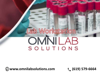 Lab Workstation Manufacture and design from OMNI Lab Solutions