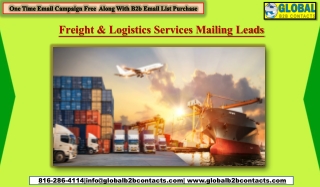 Freight & Logistics Services Mailing Leads