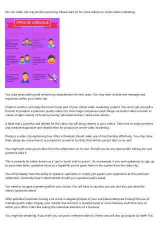 Amazing Advice For Getting Good Results With Online Video Marketing