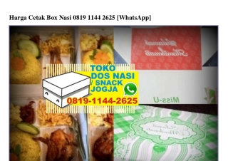 Harga Cetak Box Nasi 0819 1144 2625[wa]