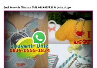 Jual Souvenir Nikahan Unik 0819 0555 1834[wa]