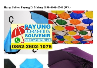 Harga Sablon Payung Di Malang 0838·406I·2740[wa]