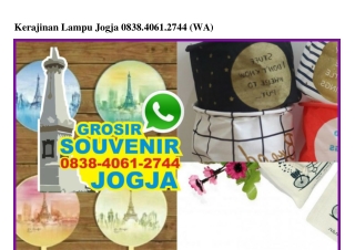 Kerajinan Lampu Jogja 0838.4061.2744[wa]