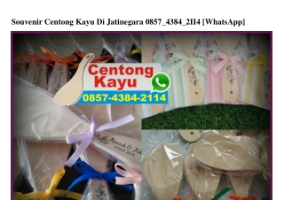 Souvenir Centong Kayu Di Jatinegara Ö857-4384-2114[wa]