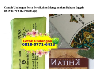 Contoh Undangan Pesta Pernikahan Menggunakan Bahasa Inggris Ö818_Ö771_6413[wa]