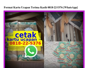 Format Kartu Ucapan Terima Kasih 08I8•22•5376[wa]