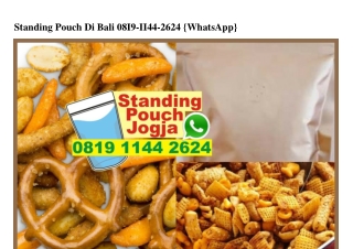 Standing Pouch Di Bali 08I9·II44·2624[wa]