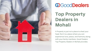 Top Property Dealers in Mohali - Good Dealers