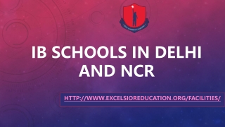 IB schools in Delhi and ncr