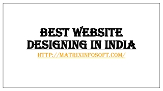 Best website designing in India