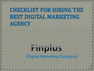 Best digital marketing agency- Finplus