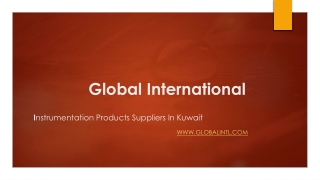 instrumentation products suppliers in kuwait