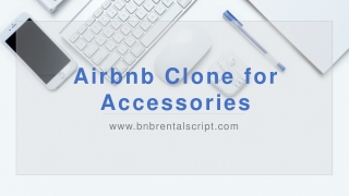 Online Platform for Renting Accessories using Airbnb Clone Script