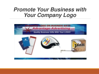 Promote Your Business with Your Company Logo